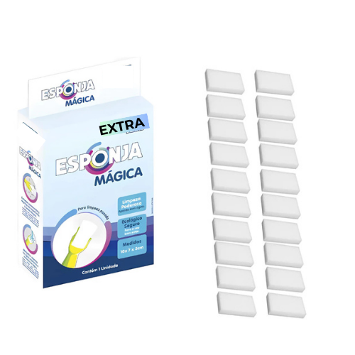Esponja Mágica Extra – Limpeza Rápida, Fácil e Sem Esforço