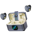 Microfone de Lapela Compacto Sem Fio