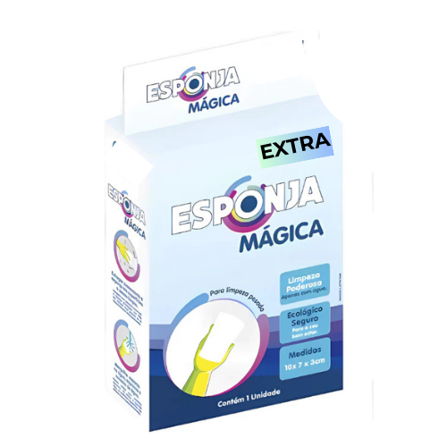 Esponja Mágica Extra – Limpeza Rápida, Fácil e Sem Esforço