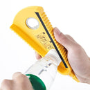 Abridor Prático Triangular – Multiuso para Frascos, Latas e Garrafas